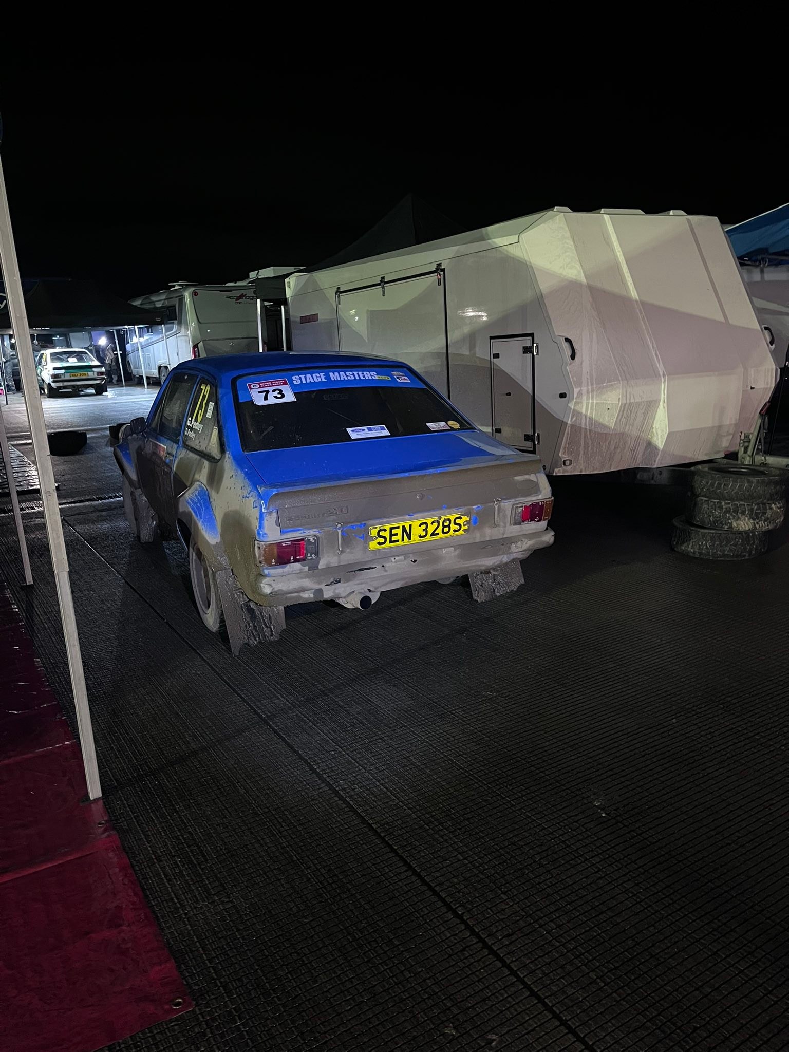 Grace Pedley Rallying