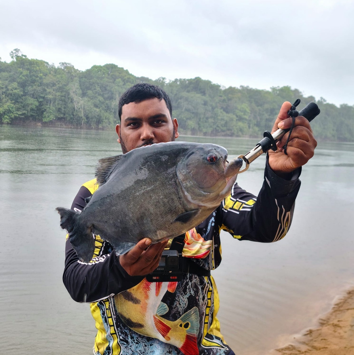 First time doubling up on the Snook #reeladventureanglersguyana #Guyana ...