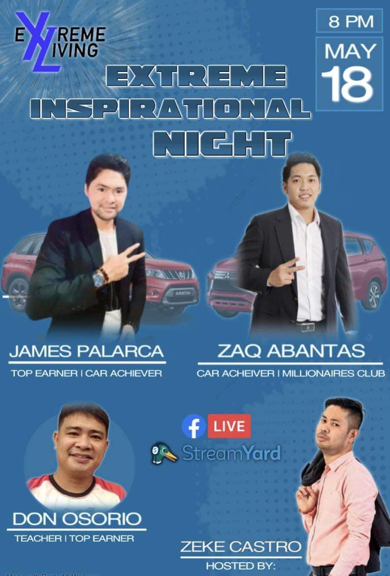 ExtremeLiving - ‼️EXTREME INSPIRATIONAL NIGHT!‼️...
