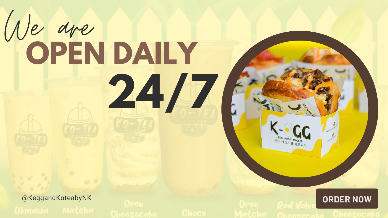 K-egg, Konam & Ko-Tea by NK | Las Piñas