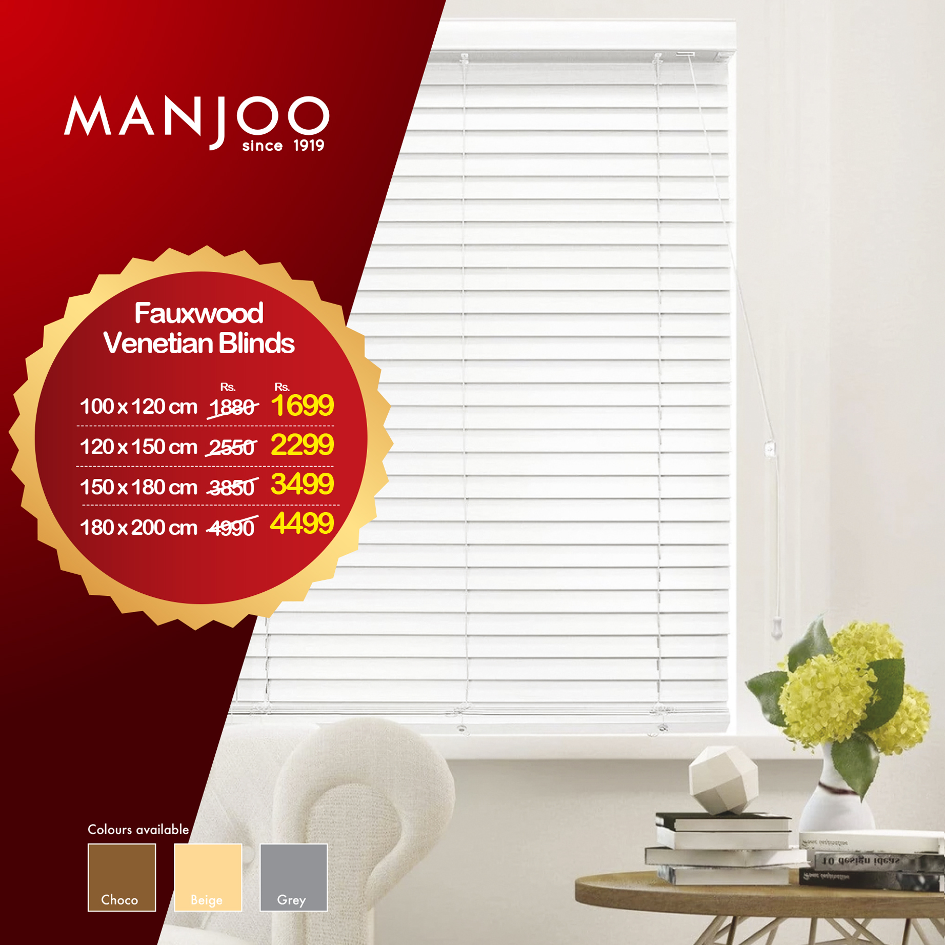 Manjoo Group - Fancy a relook? 😎 These elegant Faux Wood... | Facebook