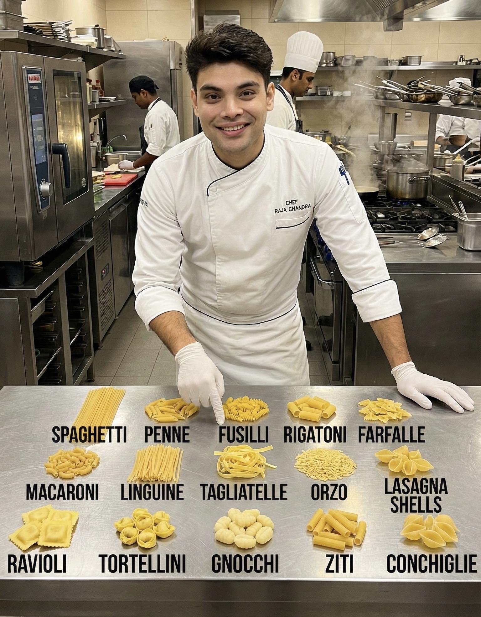 Raja - 👉Chef Knowledge – 15 Types of Pasta Every Professional Kitchen ...