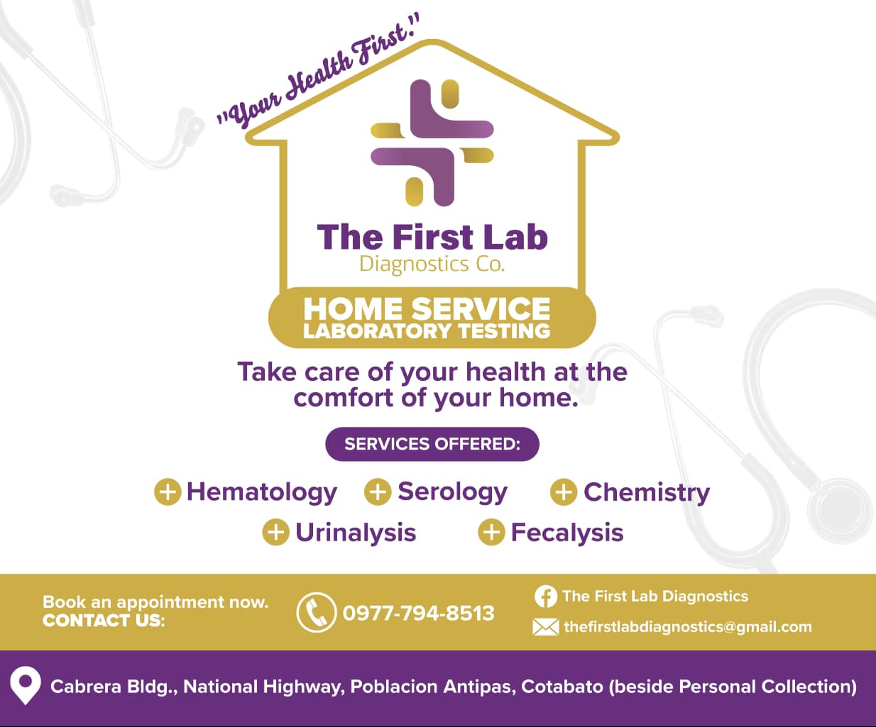 We are happy to announce... - The First Lab Diagnostics Co. | Facebook