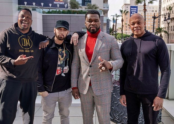 SA Hip Hop 247 - @ofentsemwase Films posted up with @eminem , @50cent ...