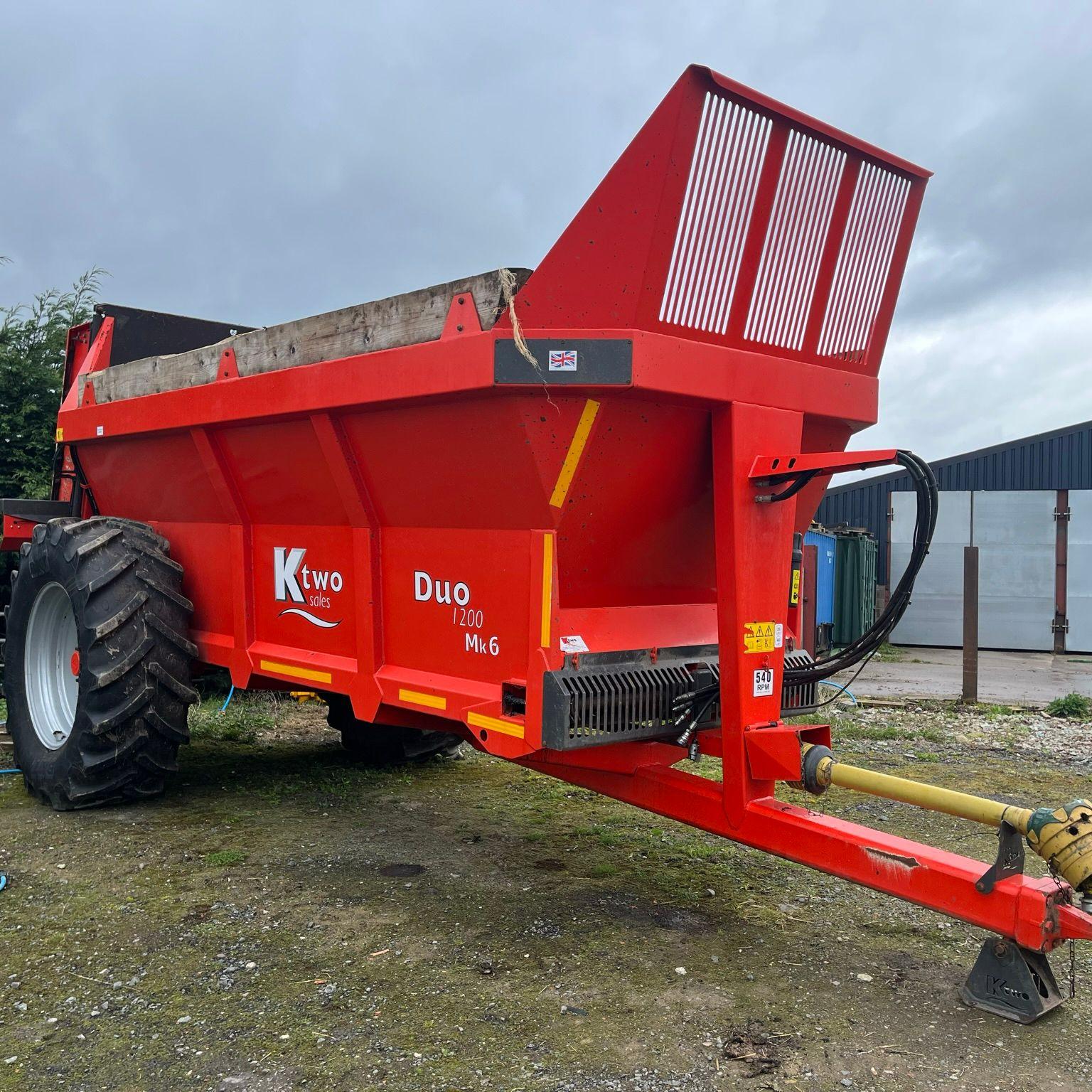 💥 Ktwo Duo 1200 MK6 rear discharge... - RP Machinery Sales | Facebook