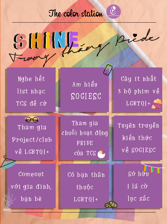 🌈THÁNG PRIDE ĐÃ QUA, CHECKLIST BẠN CÓ... - The Color Station