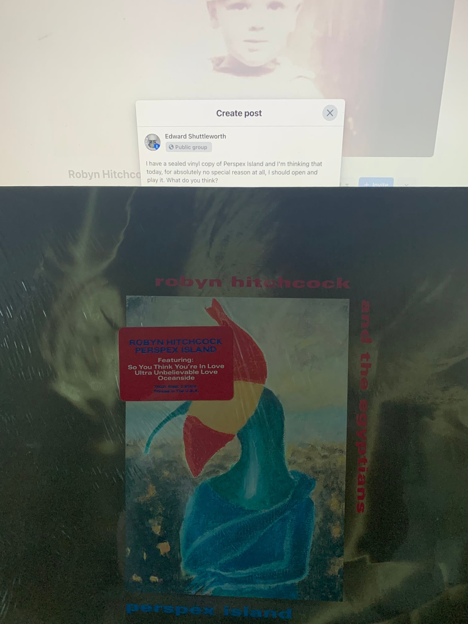 Should I open sealed Robyn Hitchcock Perspex Island vinyl?