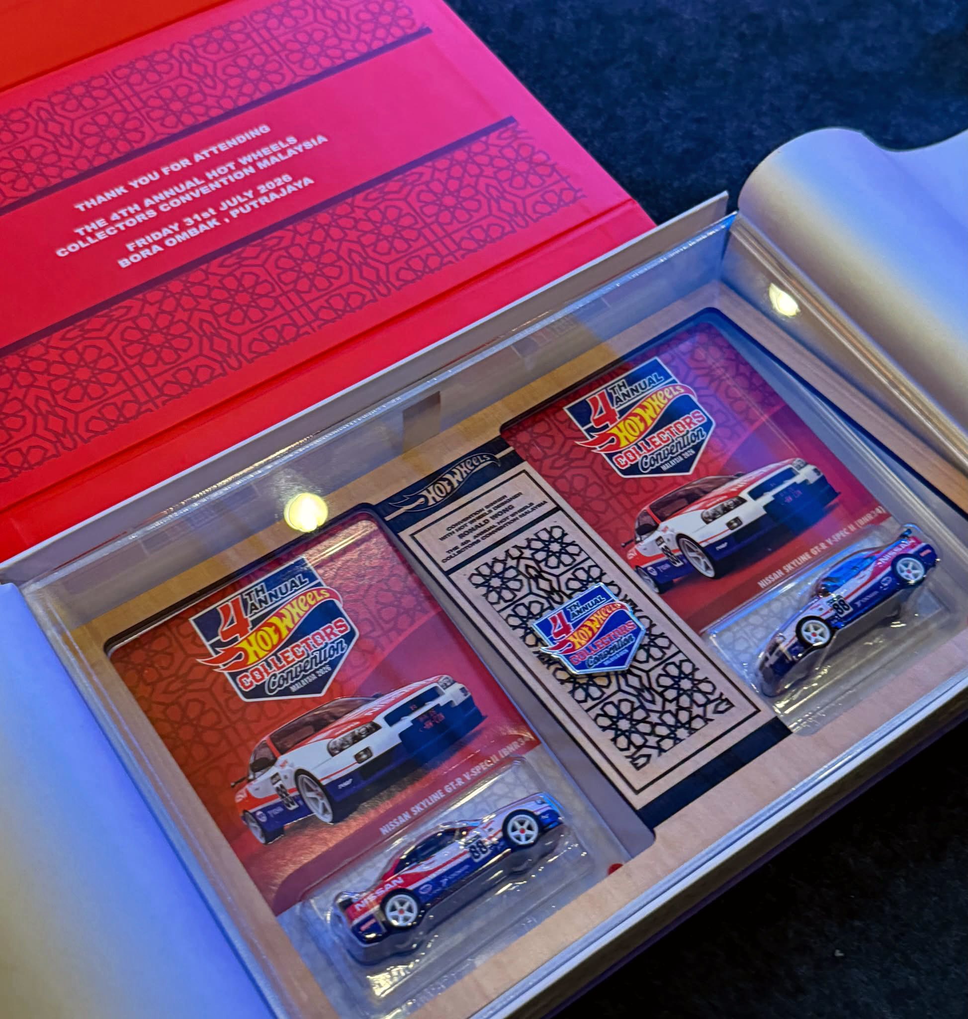 エベント限定 ホットウィール マレーシア ディナーセットDINNER おまけ付き Hot Wheels Malaysia 4th Annual Collectors Convention Dinner Set
