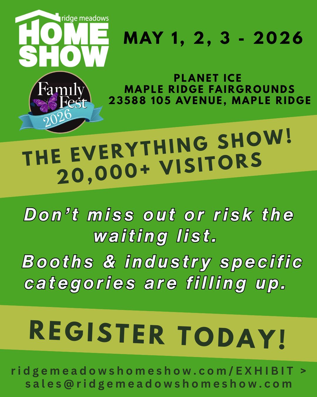Ridge Meadows HOME SHOW | Maple Ridge BC