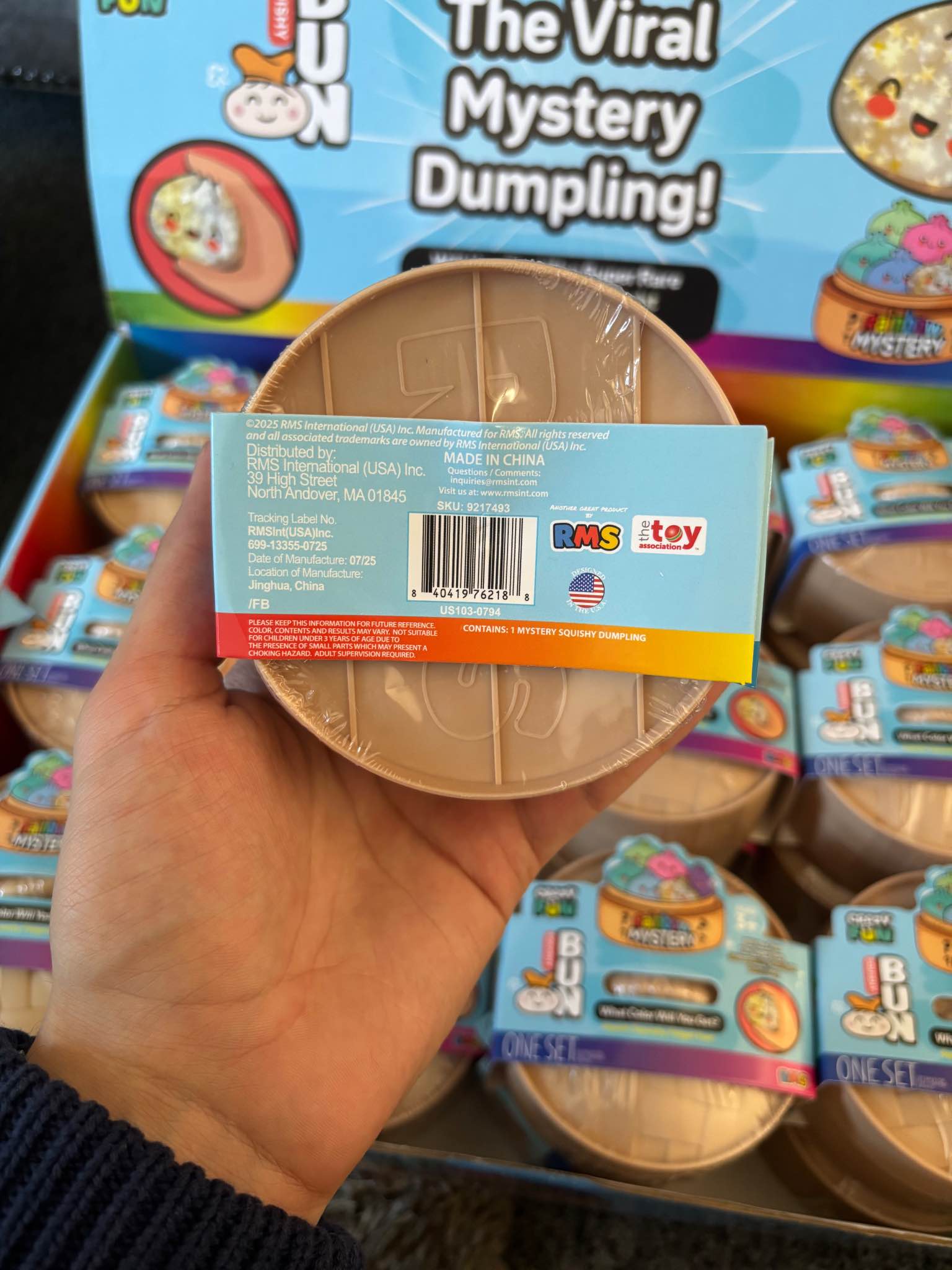 RMS Viral Mystery Dumpling Super Rare Glitter Squishy Bun - Stuffed ...