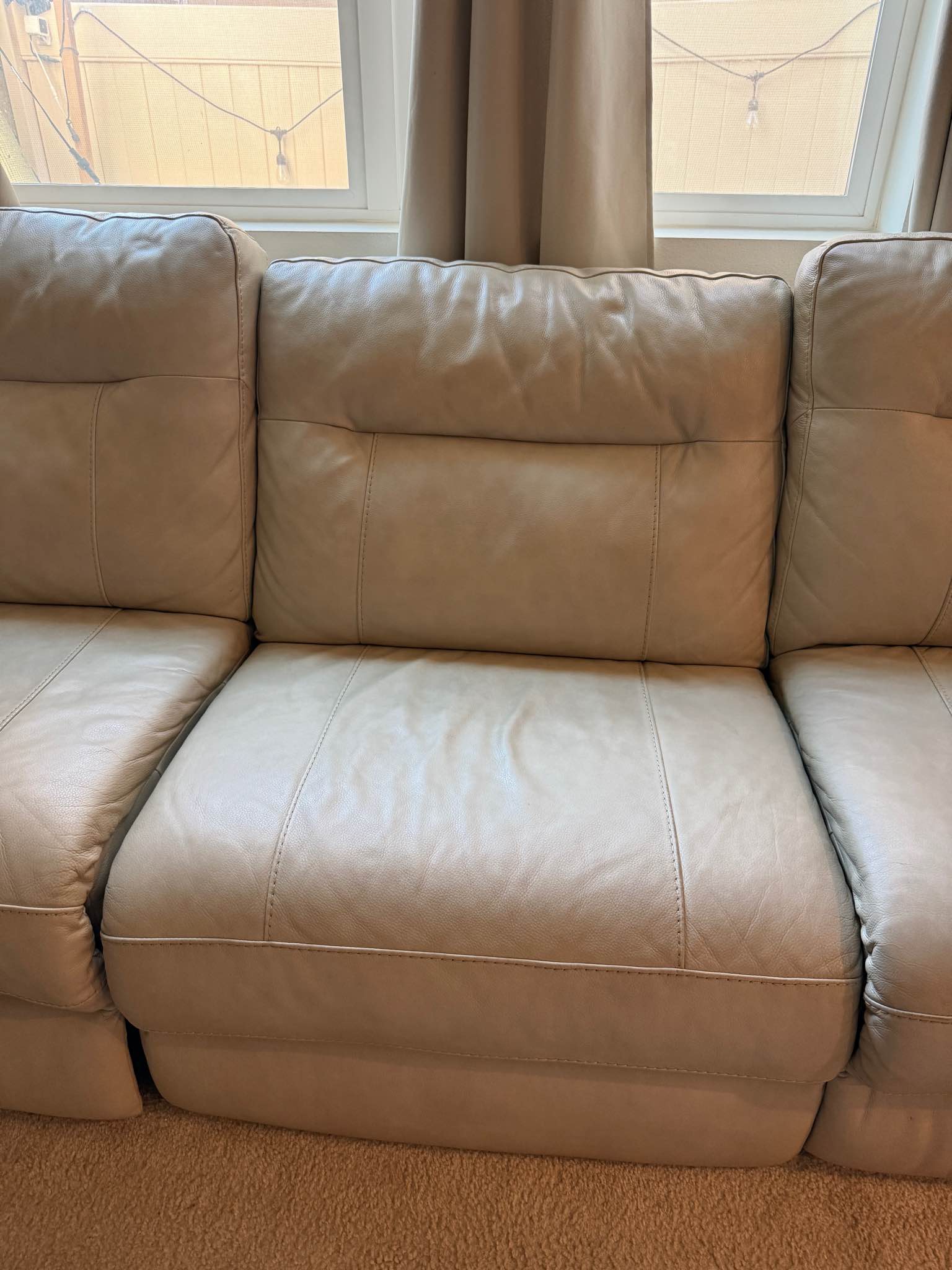 FREE 3-Piece Leather Power Reclining Couch Jerome’s Palladium Furniture ...