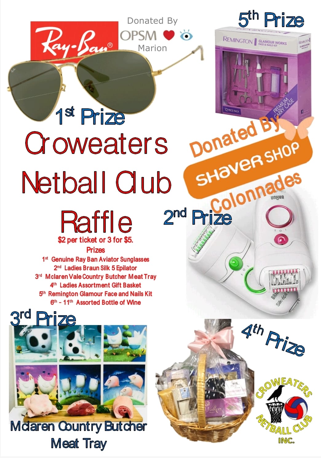 💥 NOW THIS IS A RAFFLE!! 💥 11... - Croweaters Netball Club