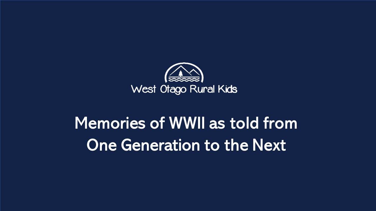 Memories of World War II from One Generation to the Next