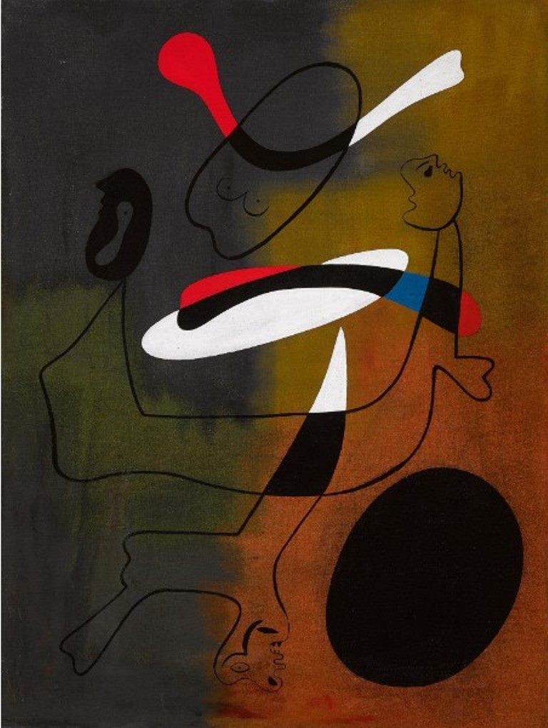 Joan Miró - Peinture, 1933. Oil on canvas, 51⅛ x 63 ¾ in. (129.8