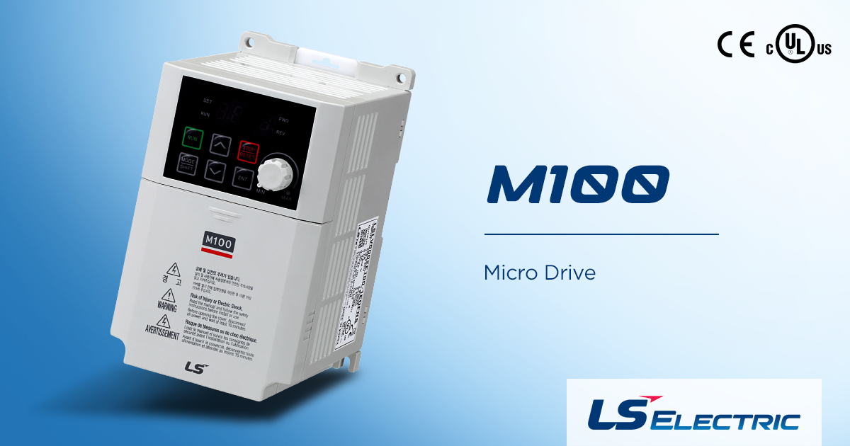 LS ELECTRIC - Our M100 micro drive is the optimal compact drive ...