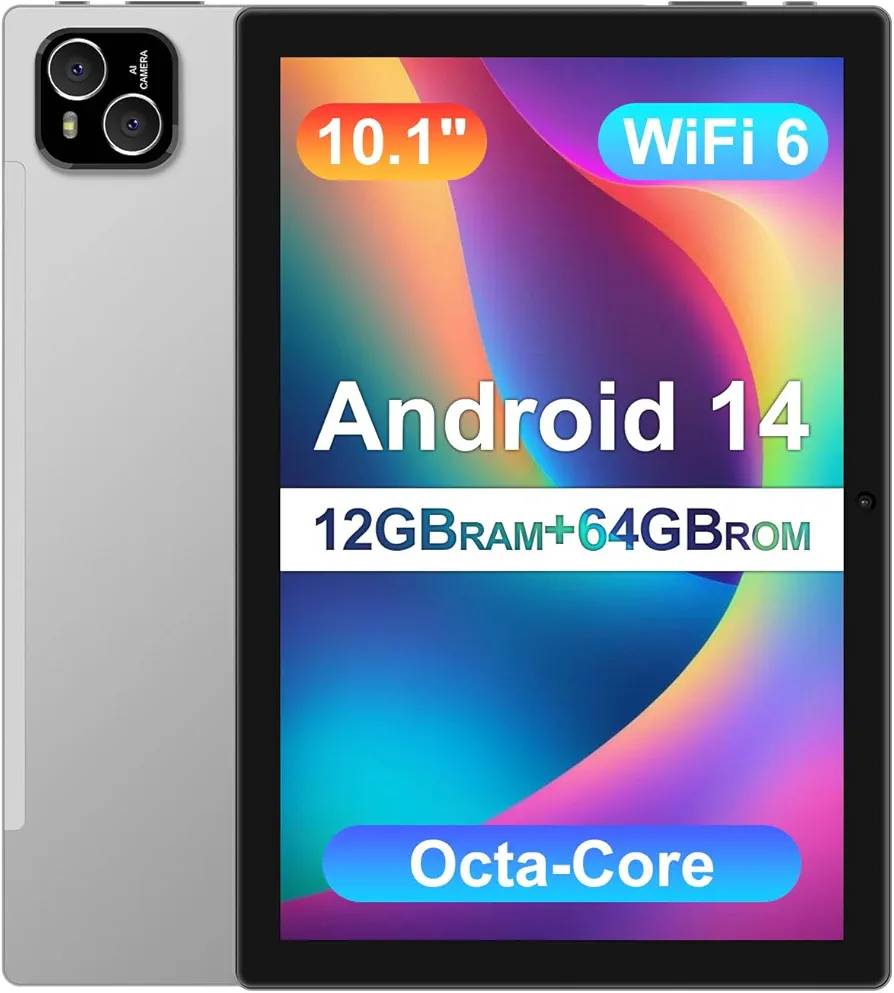 ZZB 10.1\"\" Android 11 Tablet, Quad-Core, 4GB RAM, 64GB ROM, Dual Camera, WiFi And Bluetooth, 6000MAH Battery, Electronics