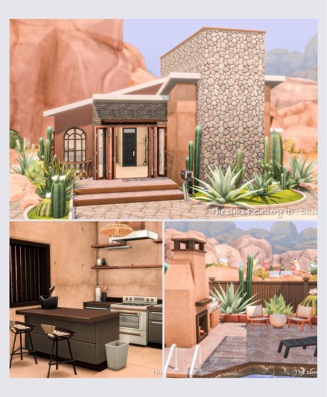 Monosims - Only!! Desert Luxe Kit Home 🪤 NO mod // NO cc... | Facebook