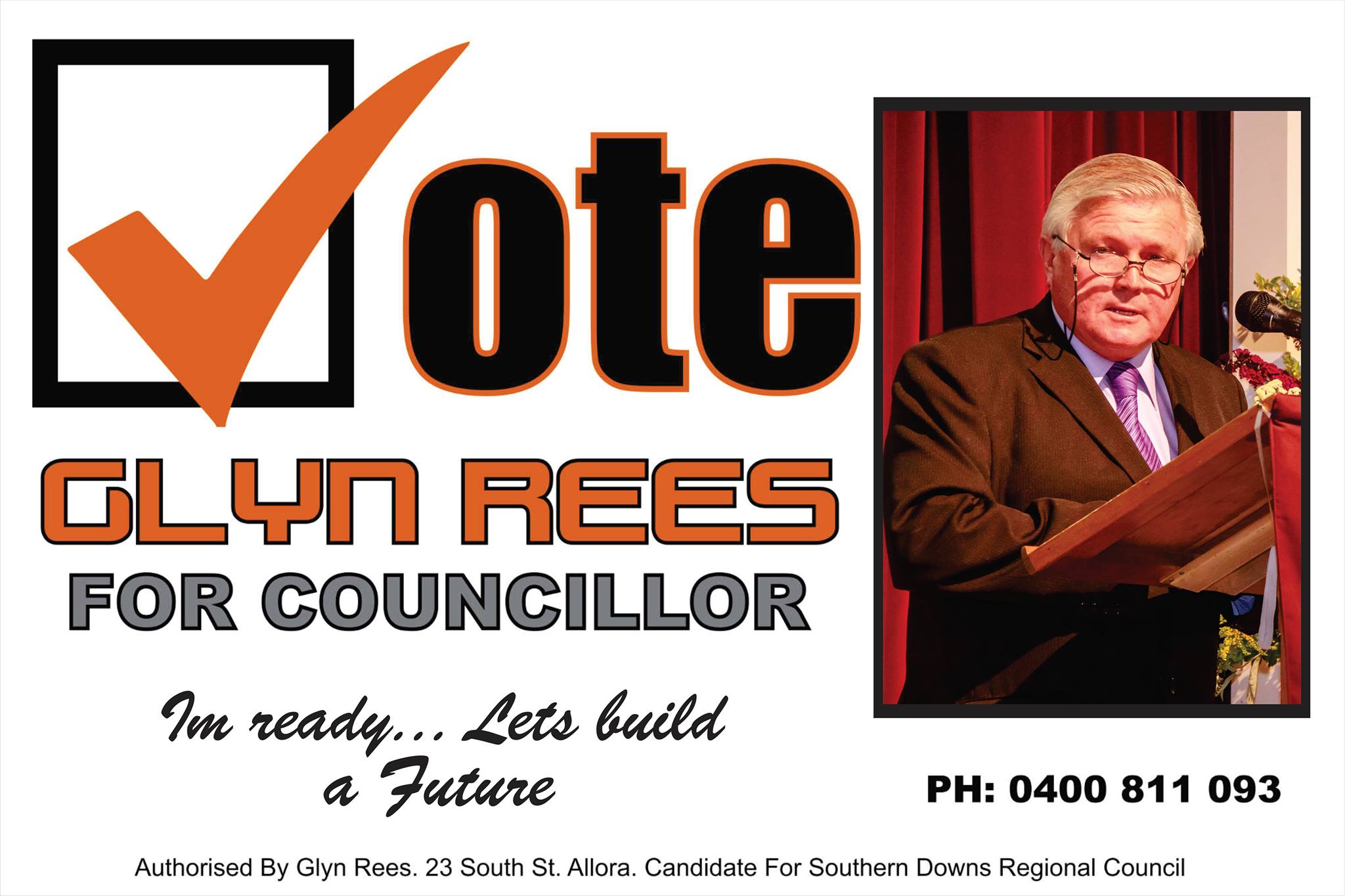 Glyn Rees - for Southern Downs Regional Council