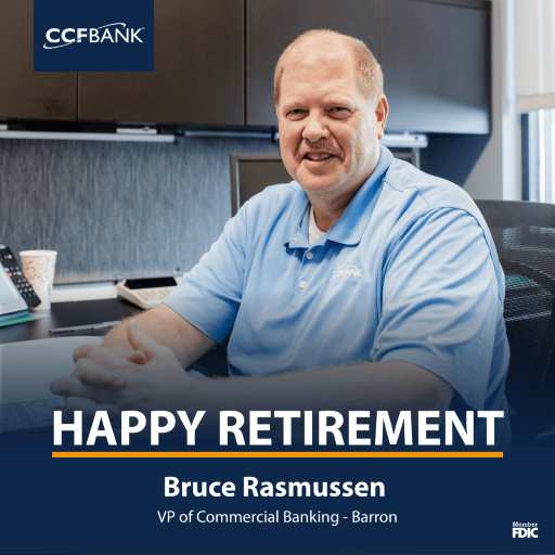 CCFBank - Congratulations to Bruce Rasmussen, VP of Commercial Banking ...