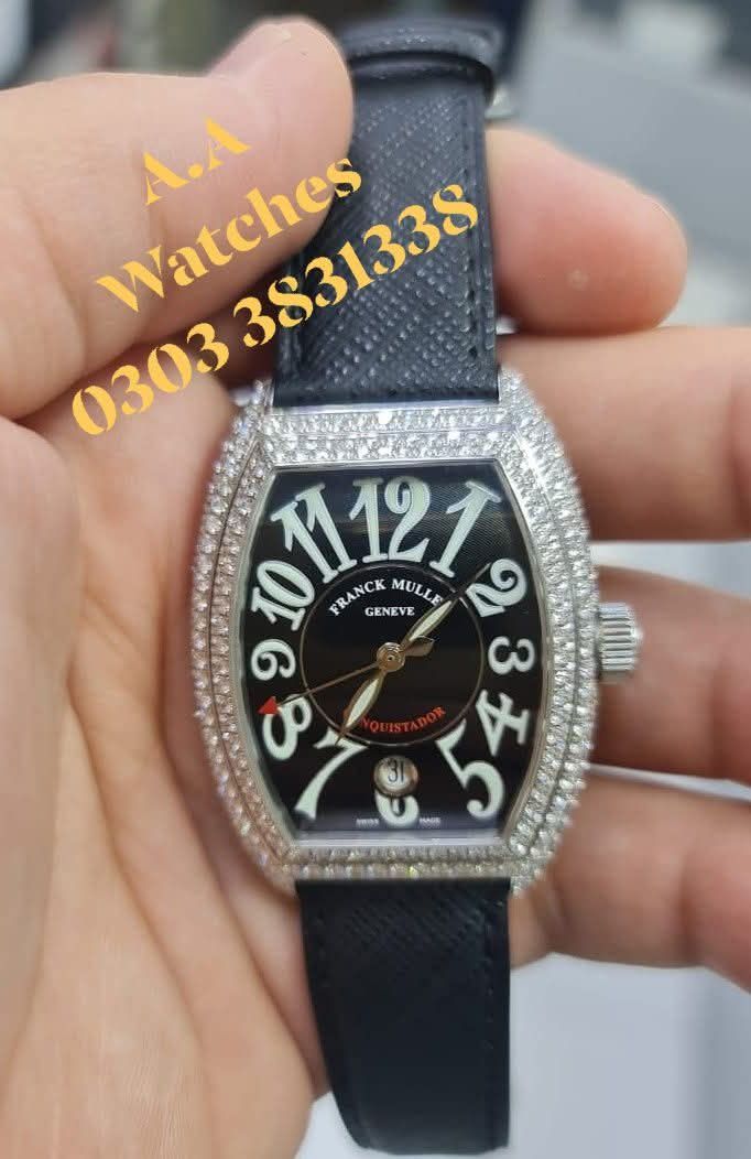 Franck Muller Conquistador 8002LSCD 18K White Gold Factory