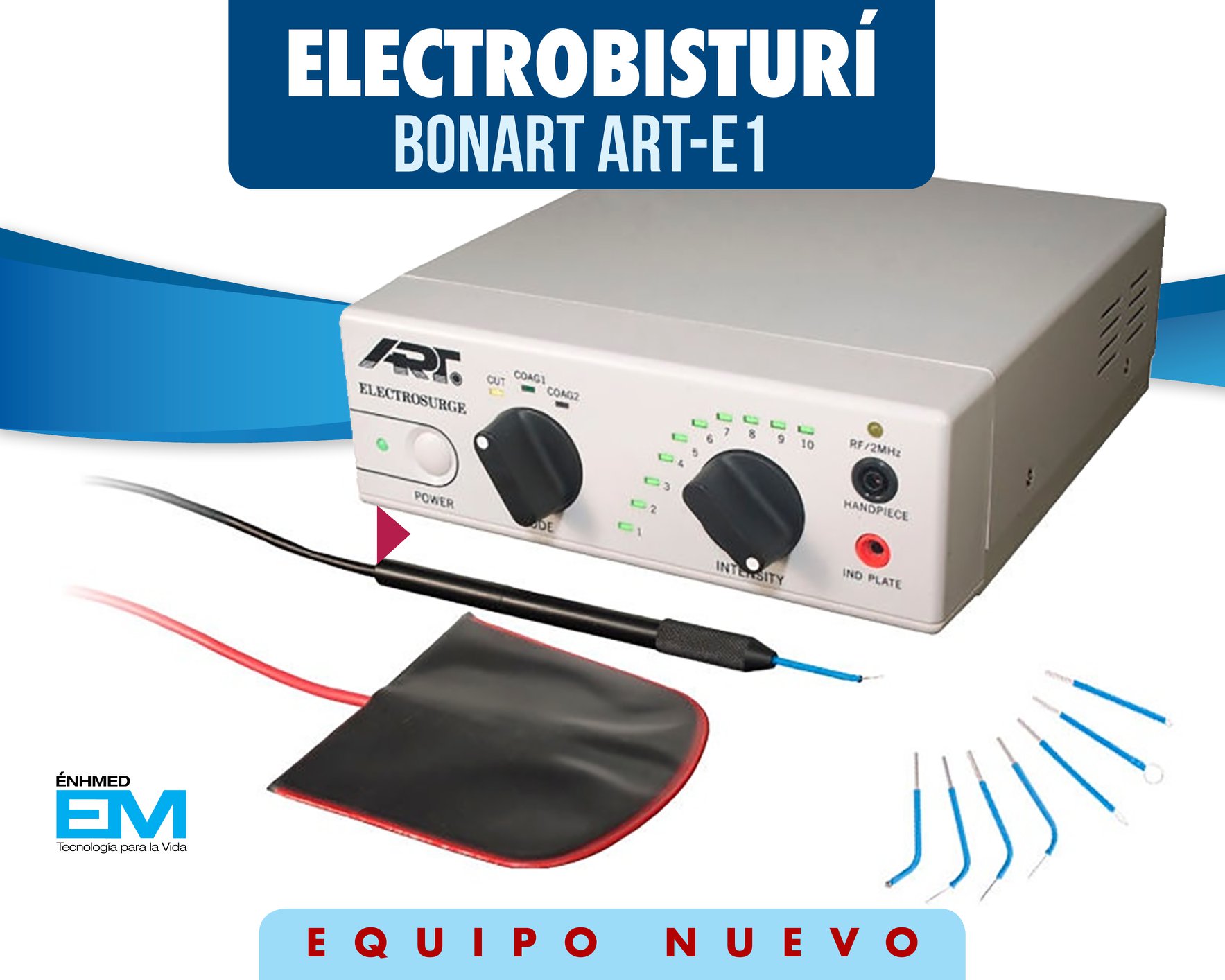 Punta Elettrodo Bonart GT1 Green Tips Per Elettrochirurgia ART-E1 – Compatibile E Pronta All'uso - 2