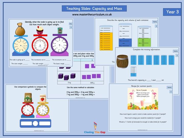 We now have year 3 summer term-... - Master the Curriculum