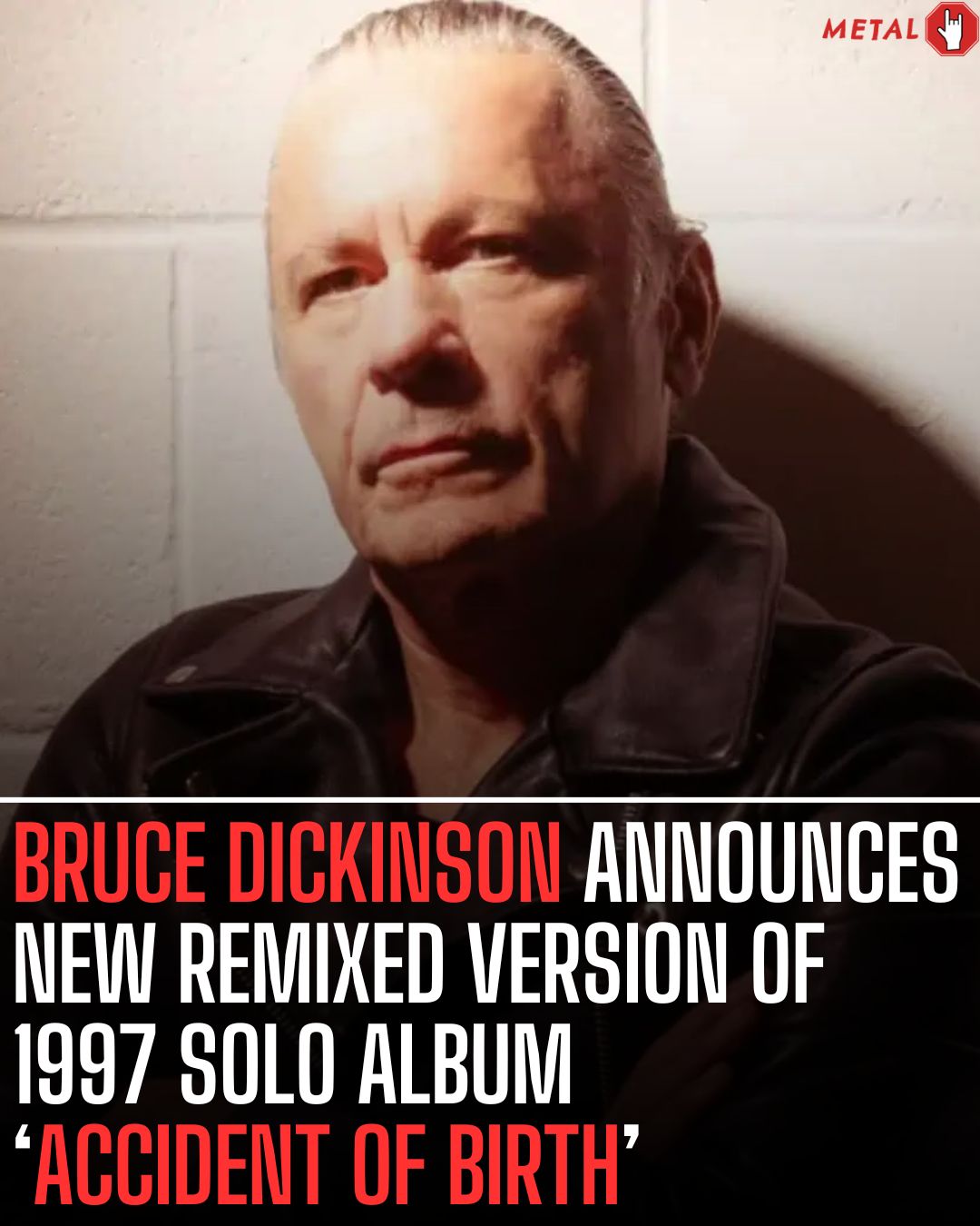 Bruce Dickinson announces remixed 'Accident of Birth' album