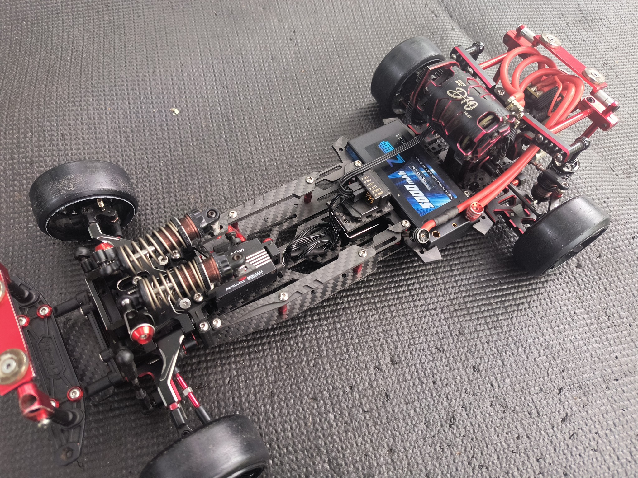 Kansei V2 Conversion Kit for RDX ドリフト Kansei Carbon Chassis