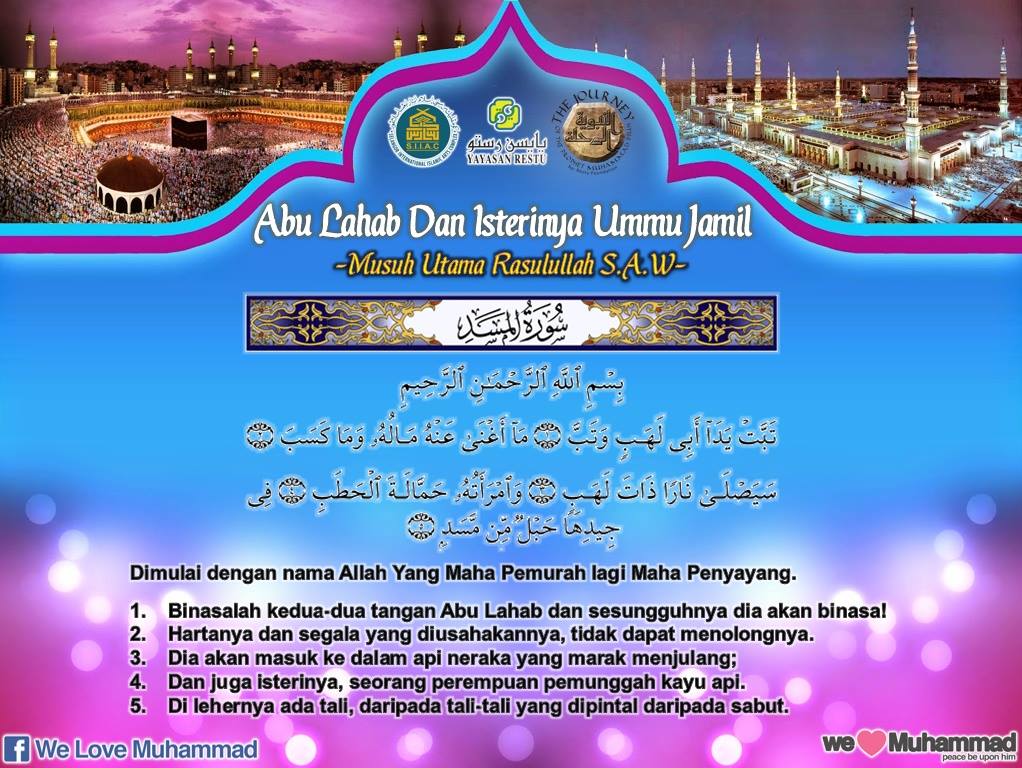 -Musuh Utama Rasulullah S.A.W- . 1. Abu... - We Love Muhammad