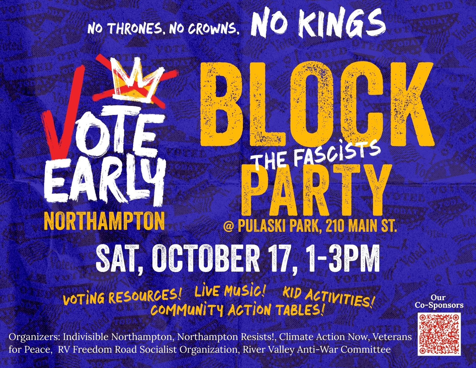 No Kings 4 - Block the Fascists Party!