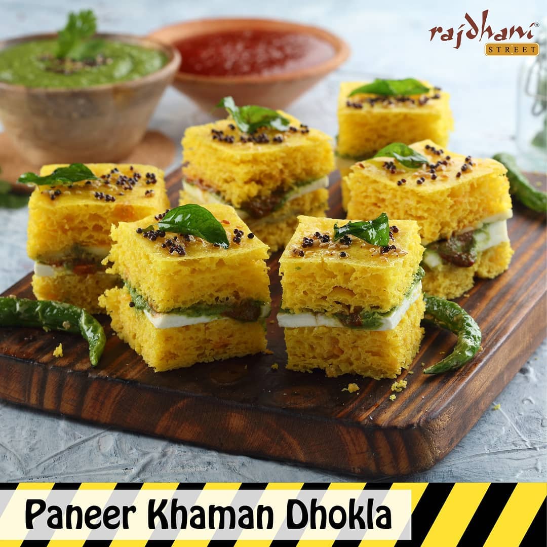 Rajdhani Street - Our Paneer Khaman Dhokla is a fusion... | Facebook