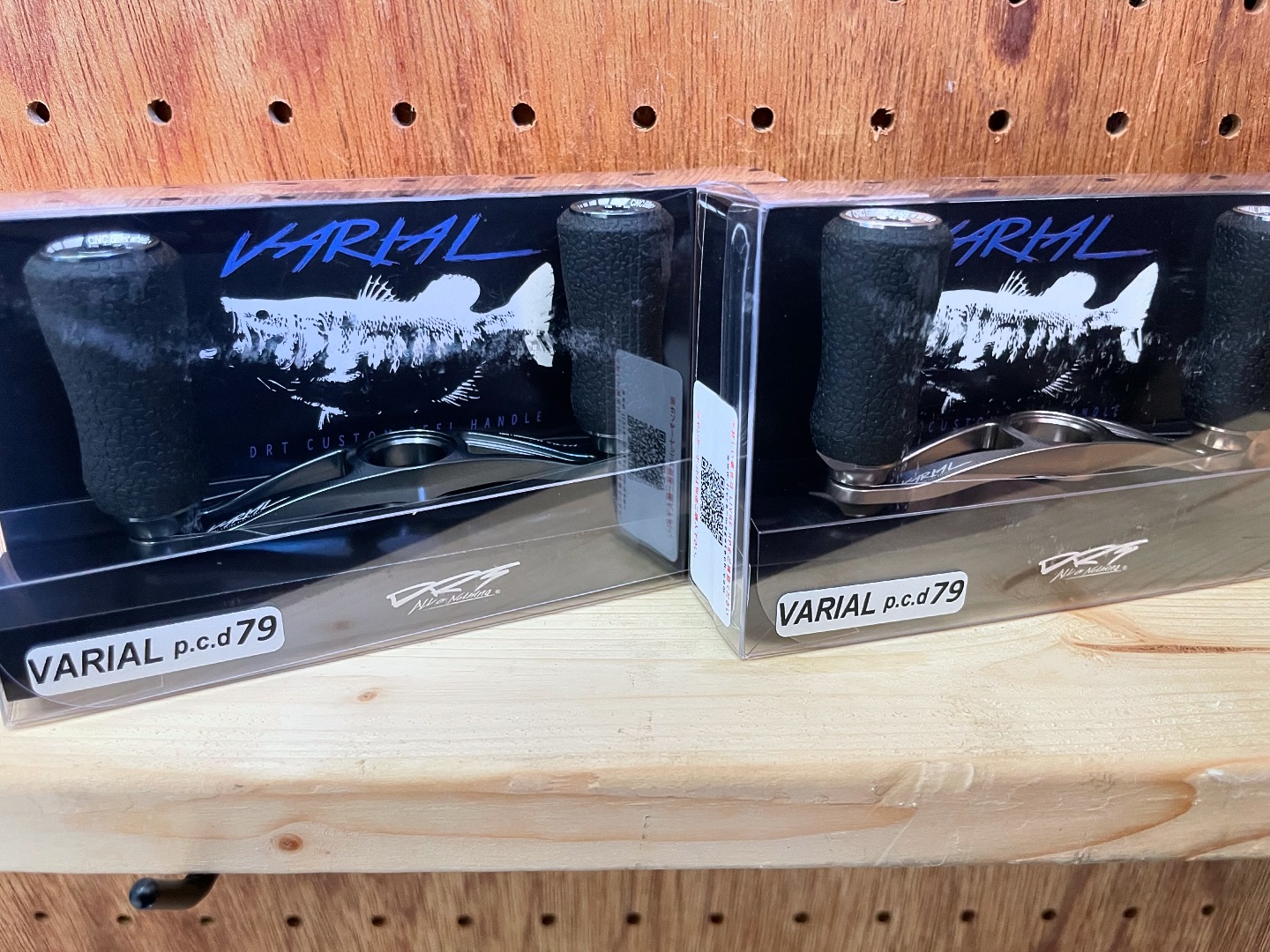 Fishing - 【DRT inc.】VARIAL KNOB 単体 black & silver バリアルノブ