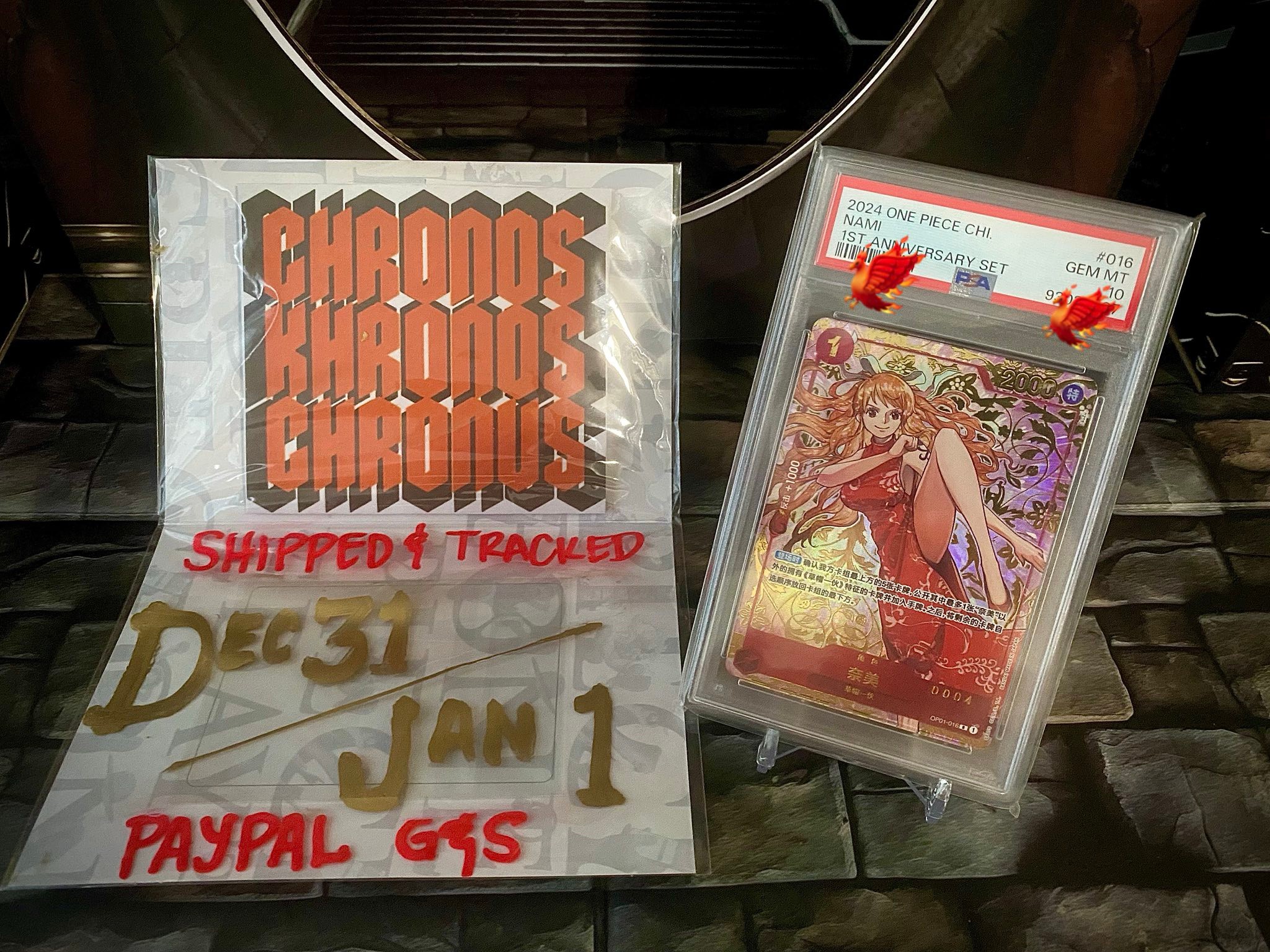 CGC Pristine 10 Monkey D. Luffy 2nd anniversary card sold | Chon 