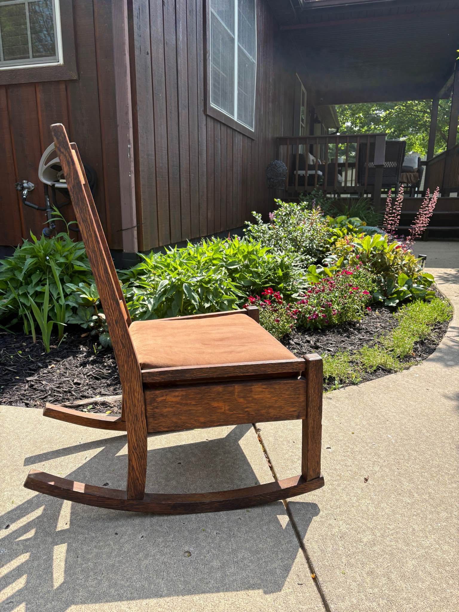 Mission style Low Hardwood Rocker - Chairs - Hanoverton, Ohio ...