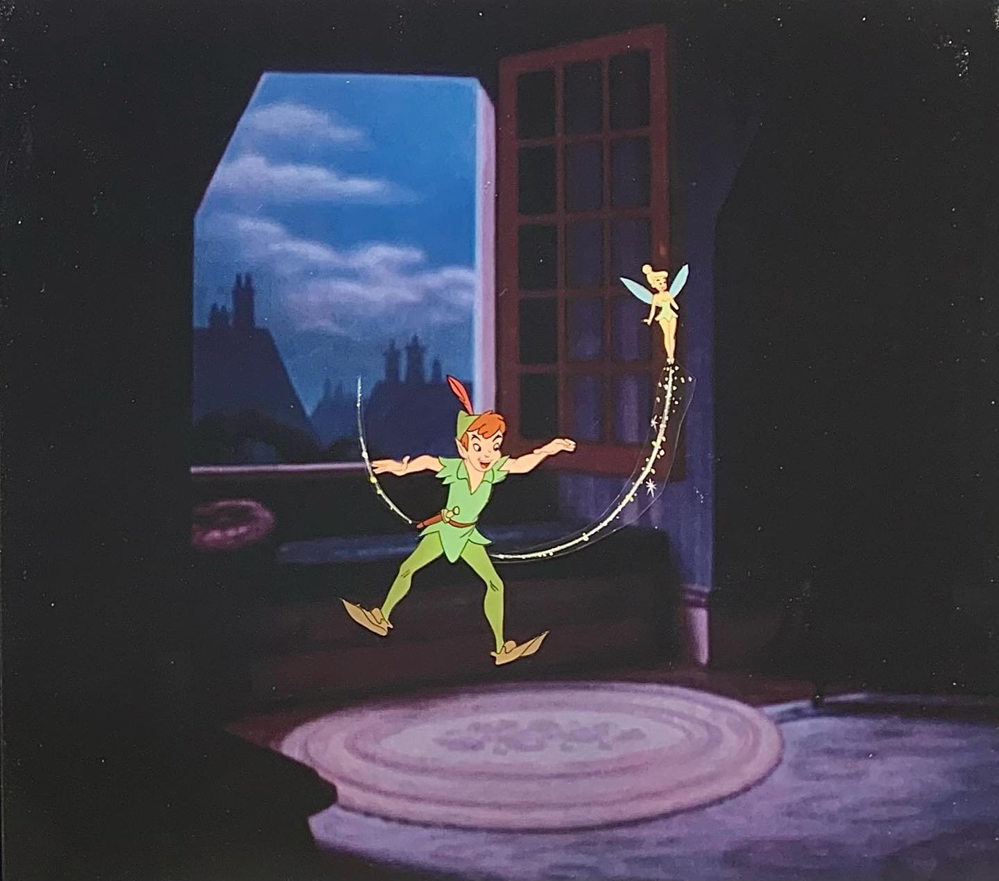 Original hand inked and hand painted production animation cels of 