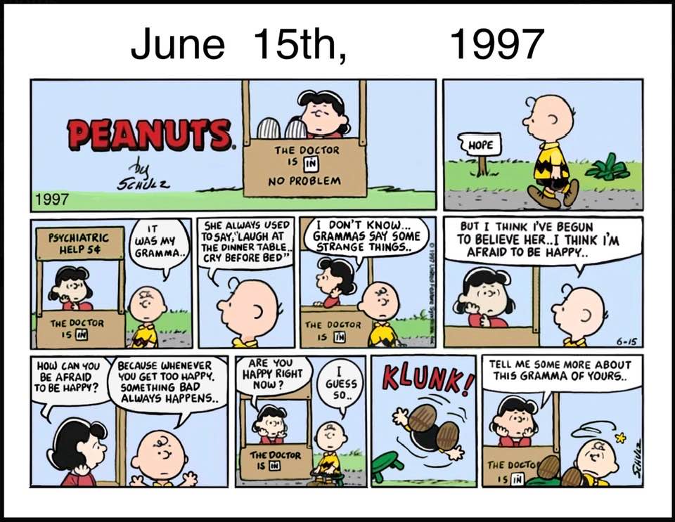 Snoopy Forever | Poor Charlie Brown has a problem | Facebook