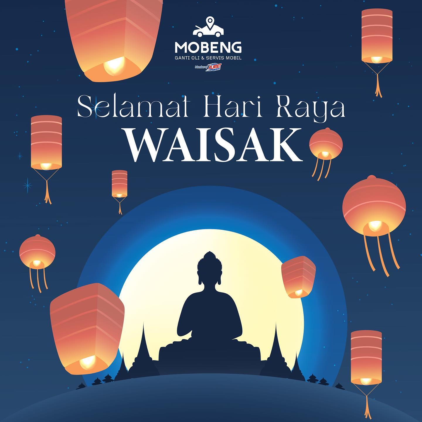 Mobeng - Selamat Waisak bagi yang merayakannya. Jadikan...