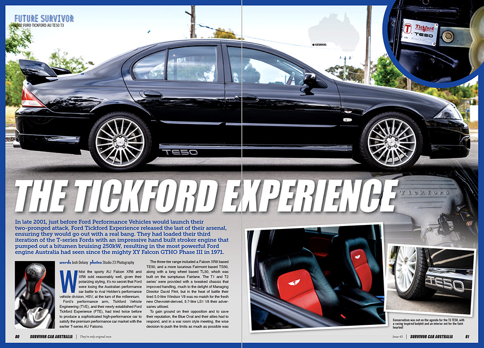This Tickford TE50 features a... - Survivor Car Australia