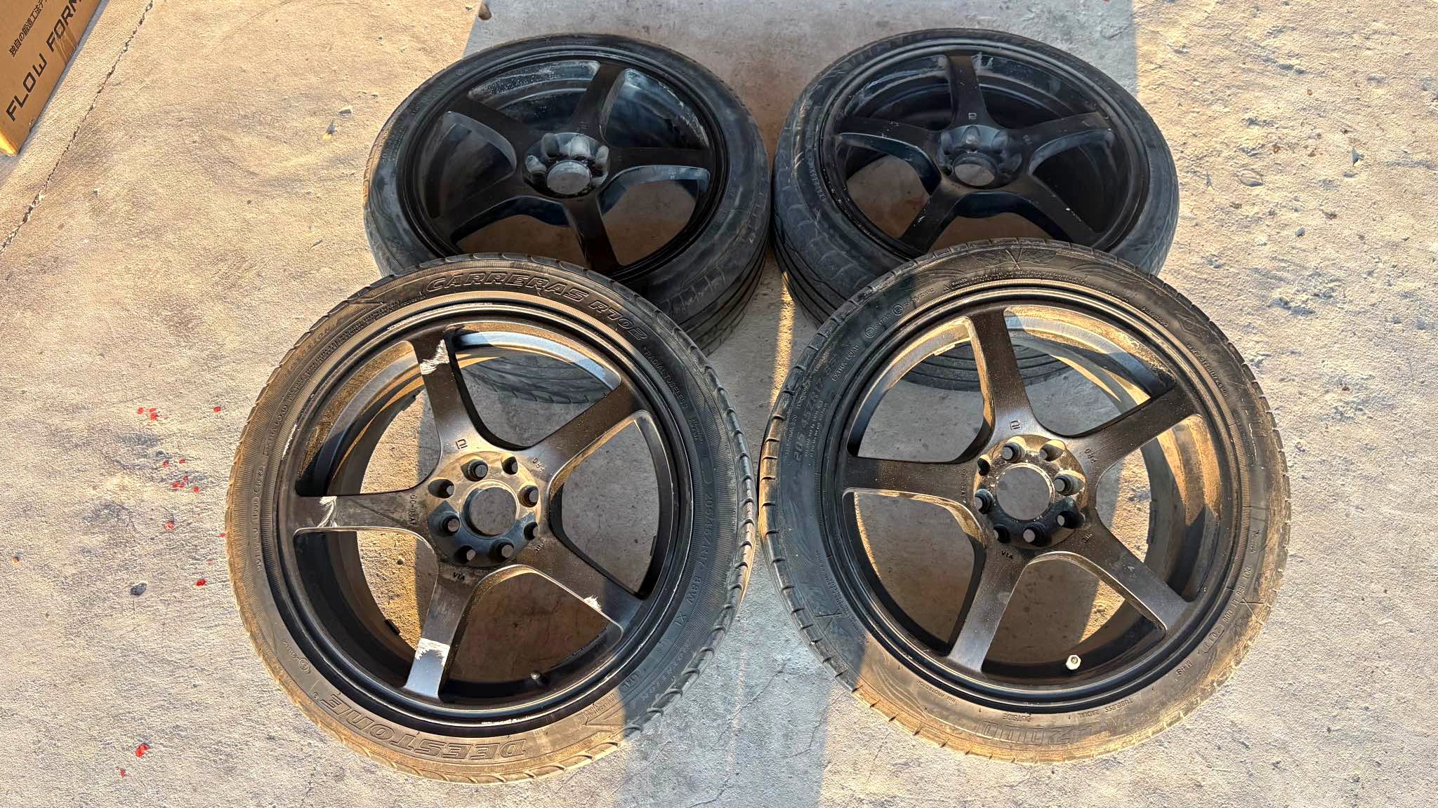 🔥 ล้อเทรินขอบ17 prodrive 4/100 - 4/114 ยางปี23*18 ขายตามสภาพ 3,800 ...