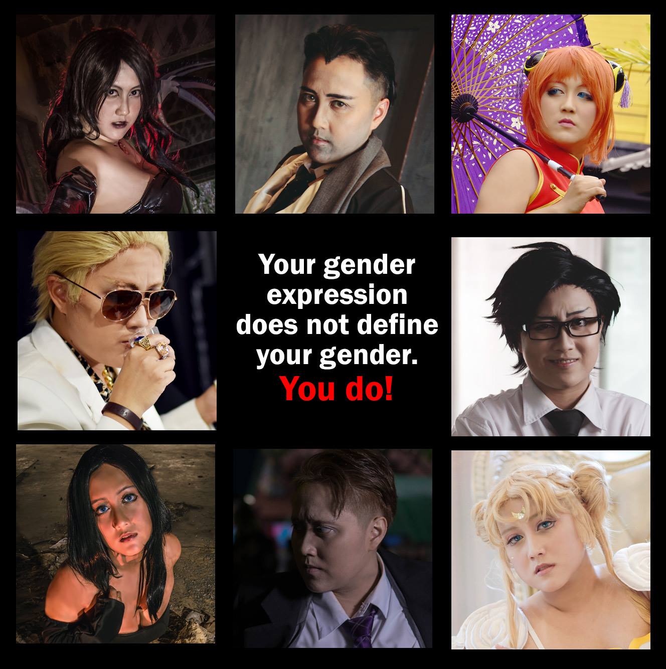 Genuinely concerned over males who see a female cosplayer and say  