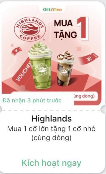 Highlands Coffee - Voucher Mua 1 Tặng 1 | 🫶🏻 TẶNG CÁC BÁC MÃ MUA 1 TẶNG ...