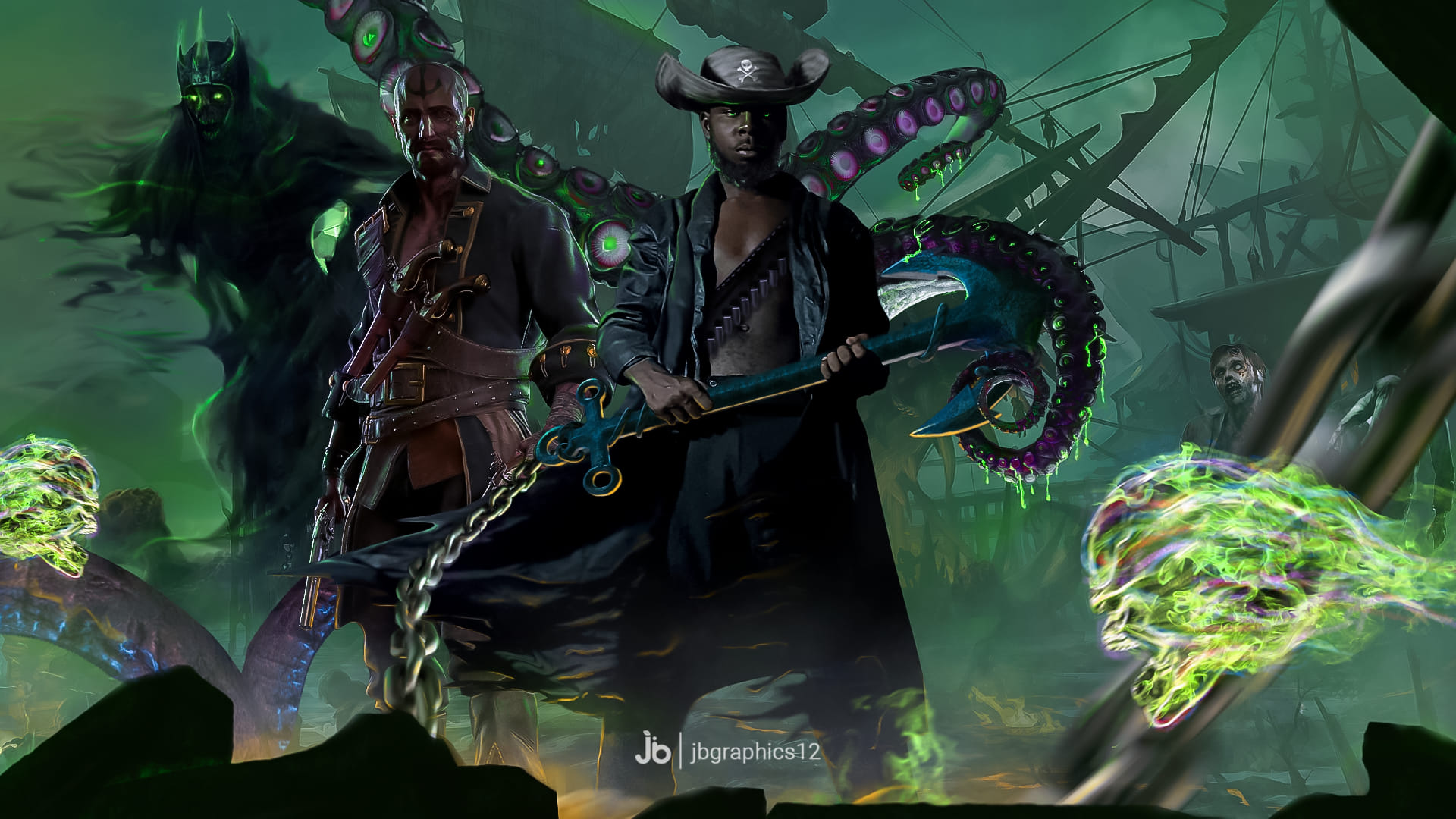 Pirate captain Krael