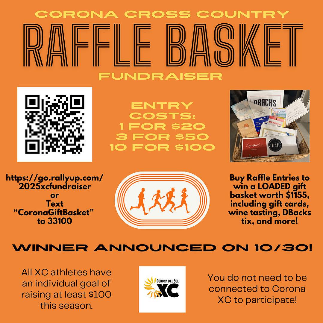 Corona Del Sol Cross Country | It's the last few days for our raffle ...