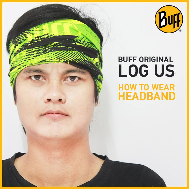 BUFF - How to Wear : Headband วิธีการใส่ Buff แบบ Headband...