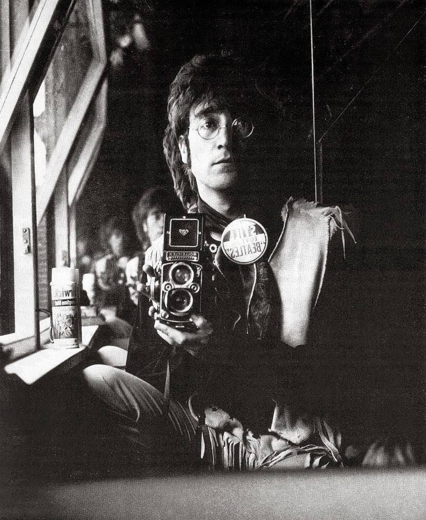 Self portraits by John Lennon.