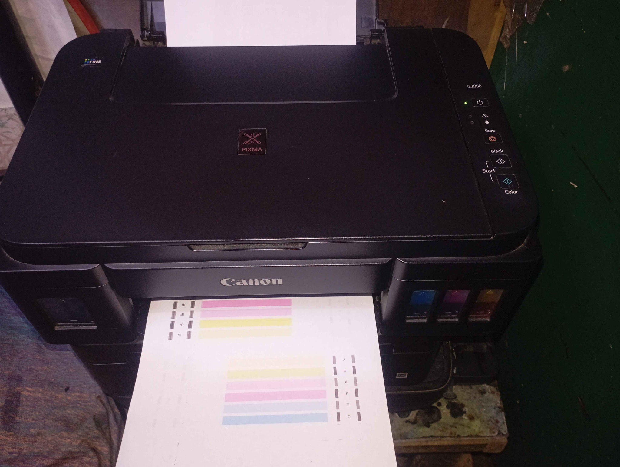 For sale printer Canon G2000 issue no black print out bukod dun Wala na ...