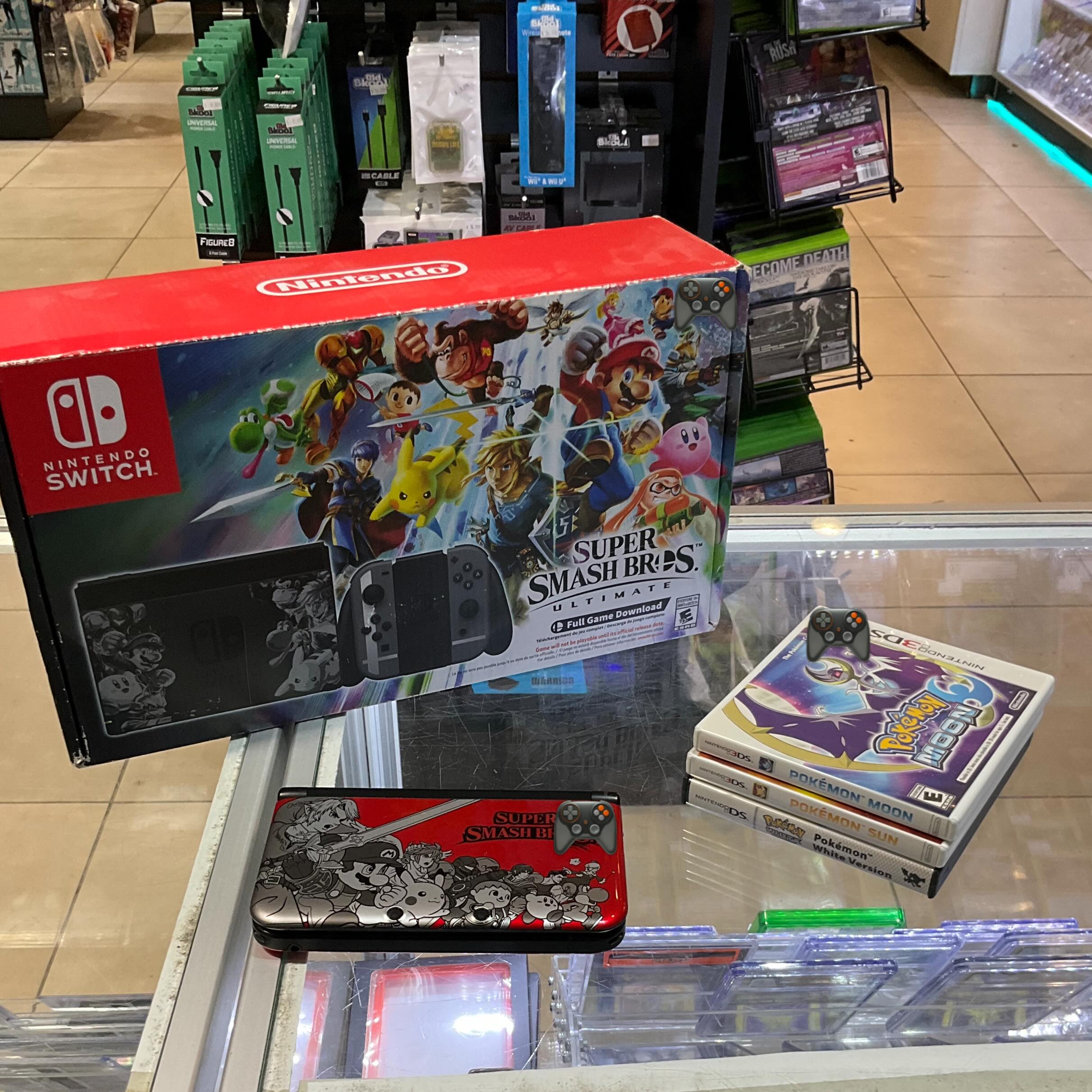 New Nintendo consoles and games at True Believers NJ