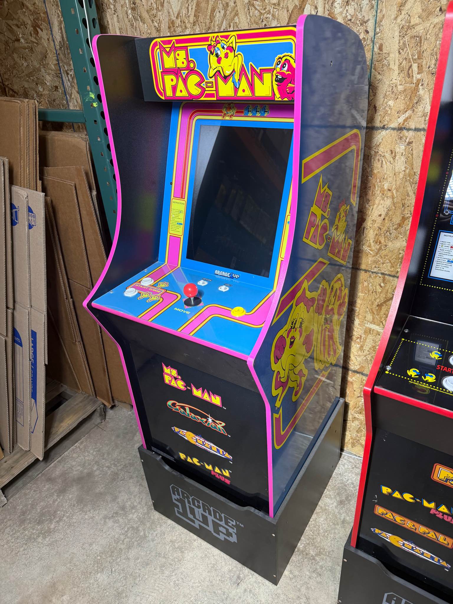Arcade1Up Pac-Man 40th Anniversary & Ms. Pac-Man Arcade Cabinets w ...