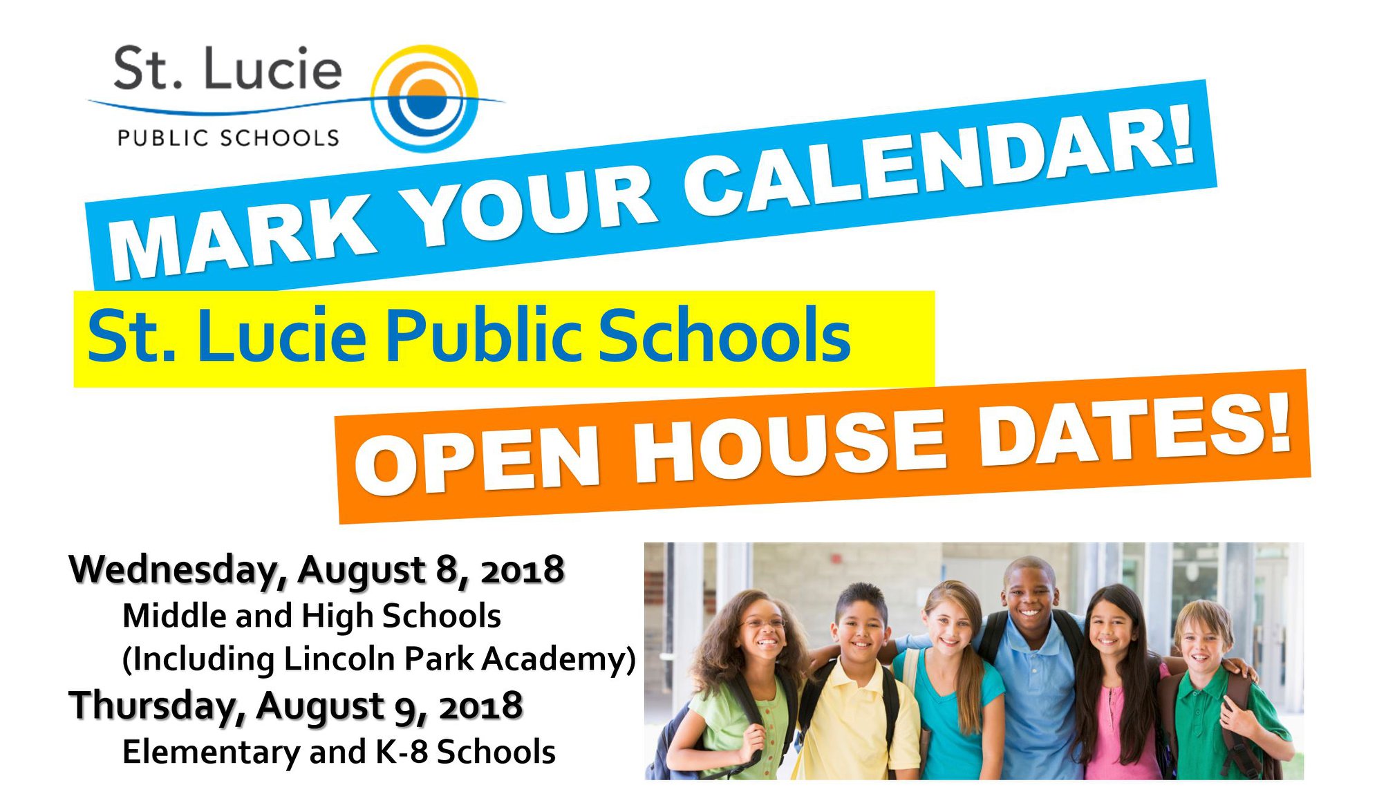 The SLWK-8 Open House hours... - St. Lucie West K-8 School | Facebook