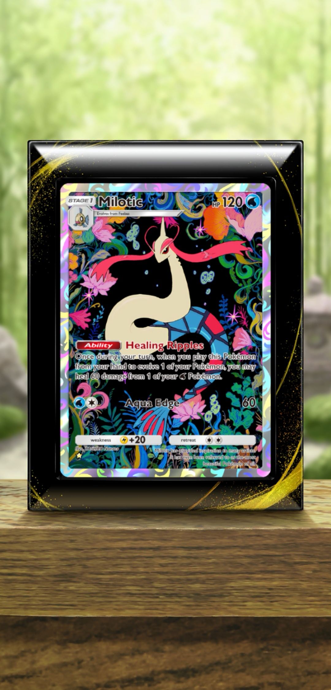 shiny milotic pokemon card ex SAR 131/106 sv8 Super Electric Breaker Japanese  GLIT Japanese Hobby Shop art depiction of Milotic that makes it a true standout piece Got a gorgeous Milotic Pokmon